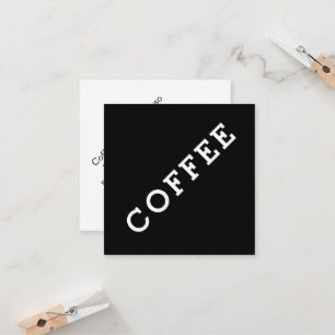 Fidelidade Ângulo Simples do Cartão de Pagamento do Café d