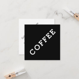 Fidelidade Ângulo Simples do Cartão de Pagamento do Café de L