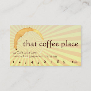 Fidelidade Aquele Café Bebe Cartão De Almoço