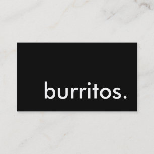 Fidelidade burritos. cartão de perfurador da lealdade