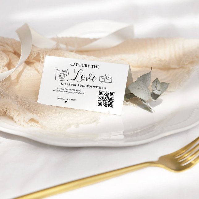 Fidelidade Capture o Cartão de Código QR de Casamento de Amor (Criador carregado)