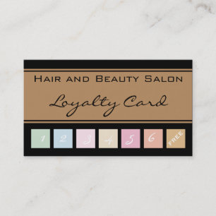 Fidelidade Cartão da lealdade do cabelo e do salão de belez