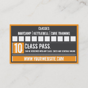 Fidelidade Cartão da passagem da classe do cartão de visita