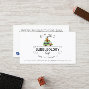 Fidelidade Cartão de Lealdade Compre para Chá-Bble