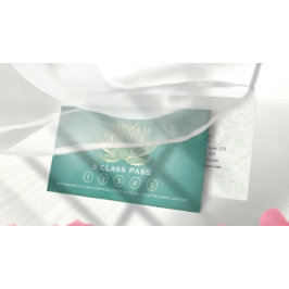 Fidelidade Cartão de Lealdade de Classe de Instrutor de Medit