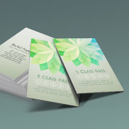 Fidelidade Cartão de Lealdade de Classe de Instrutor de Medit