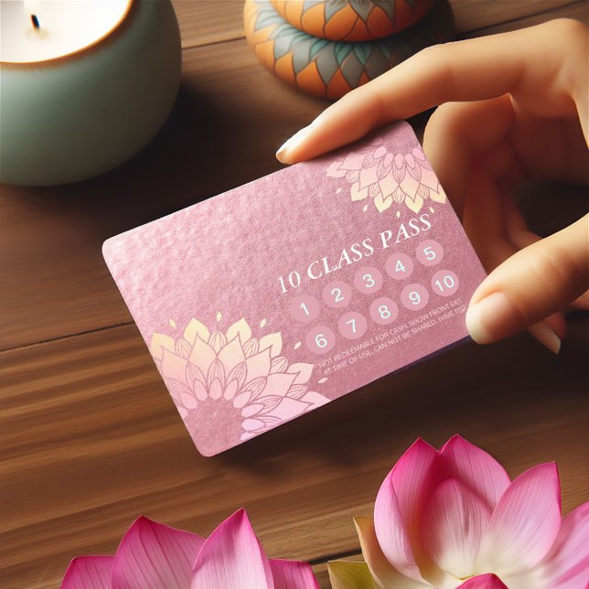 Fidelidade Cartão de Lealdade de Classe de Instrutor de Medit (Criador carregado)