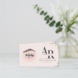 Fidelidade Cartão de Lealdade dobrado Eyelash