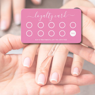 Fidelidade Cartão de Lealdade Personalizado, Script Simples, 