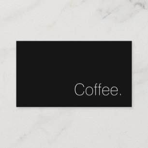 Fidelidade Cartão de Pagamento Simples de Café de Lealdade