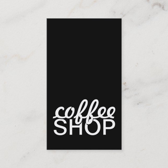 Fidelidade cartão de perfurador da cafetaria (Frente)