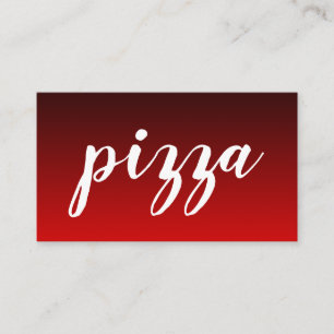Fidelidade cartão de perfurador da lealdade da pizza