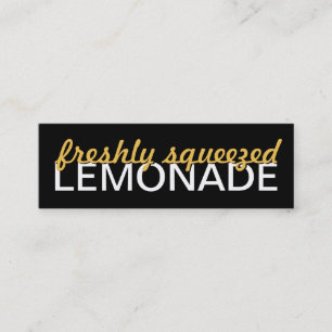Fidelidade cartão de perfurador da limonada