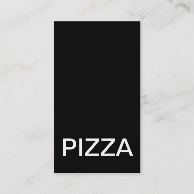 Fidelidade cartão de perfurador da pizza (Frente)