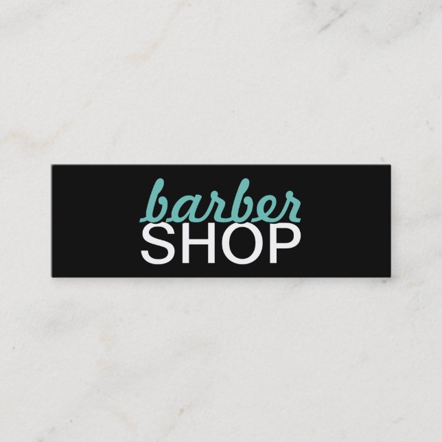 Fidelidade cartão de perfurador do barbeiro (Frente)