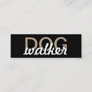 Fidelidade cartão de perfurador do caminhante do cão