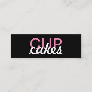 Fidelidade cartão de perfurador dos cupcakes