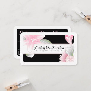 Fidelidade cartão de perfurador floral da lealdade do vintag