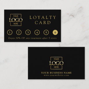 Fidelidade Cartão de Recompensa de Logotipo Profissional Pret
