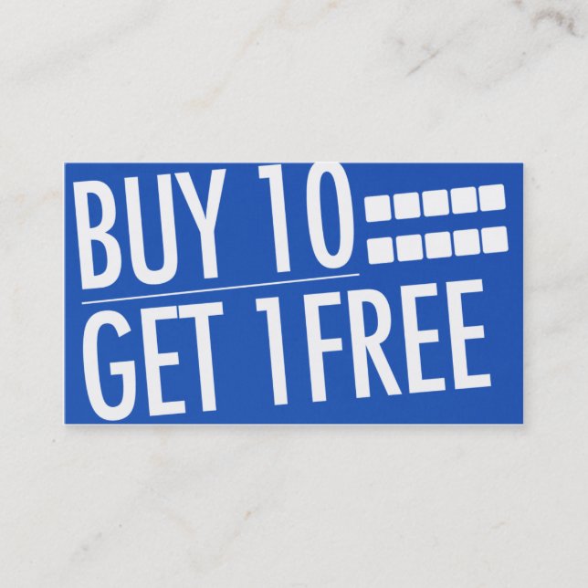 Fidelidade Cartão de visita do cartão de perfurador da (Frente)