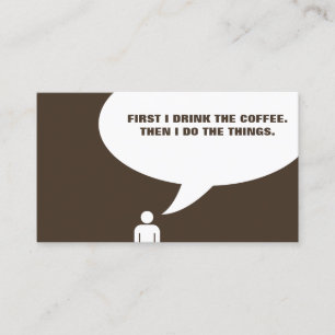 Fidelidade cartão perfurado com memes de café