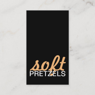 Fidelidade cartão perfurado de pretzels flexíveis