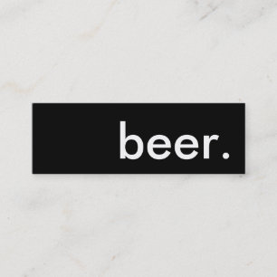 Fidelidade cerveja. cartão de perfurador da lealdade