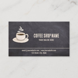 Fidelidade Cute Rustic Cafe Coffee Compra o Cartão de Lealdad