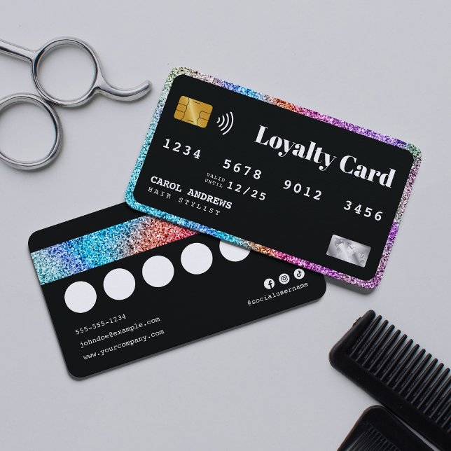 Fidelidade Estilo de Cabelo do Estilo do Cartão de Crédito co (Criador carregado)