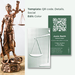 Fidelidade Green Contract Lawyer Cartão de visita
