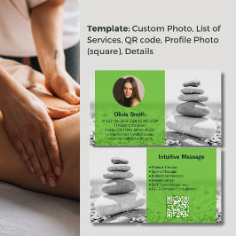 Fidelidade Harmonia - Cartão de visita de Terapia de Massagem