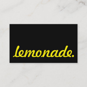 Fidelidade limonada. cartão de perfurador da lealdade