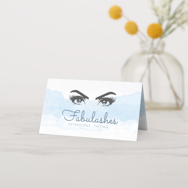 Fidelidade Makeup Artist Lashes Brows Cartão de Lealdade (Frente)