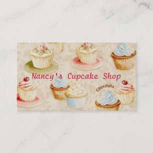 Fidelidade O cartão de visita do padeiro do cupcake
