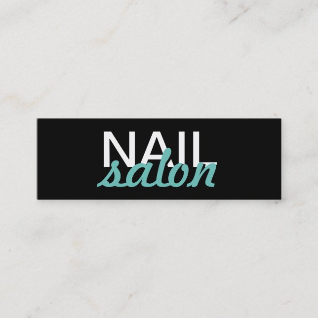 Fidelidade o salão de beleza do prego manicures o cartão de (Frente)