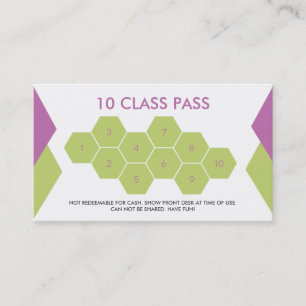 Fidelidade Passagem da classe do cartão de visita 10 da ioga