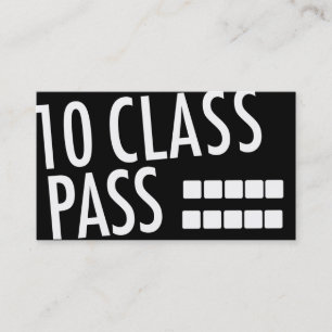 Fidelidade Passagem da classe do cartão de visita 10 do tên