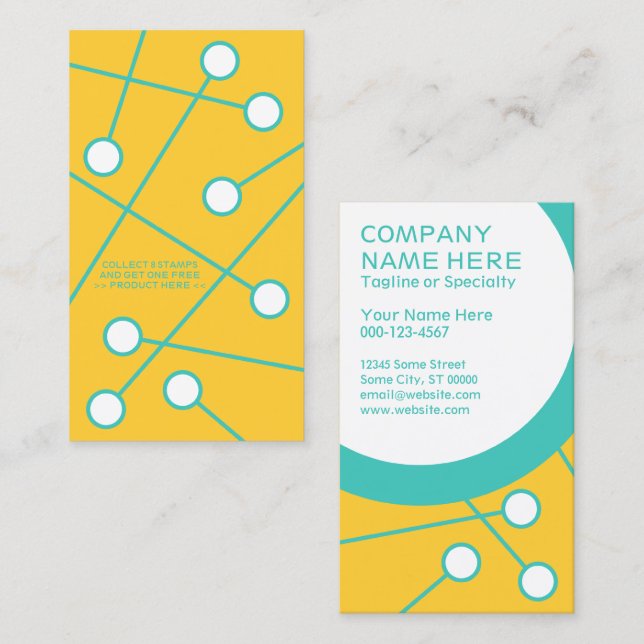 Fidelidade retornos frequentes cartão de comprador (Frente/Verso)