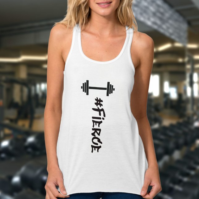 #Fierce Barbell Tank Top (Criador carregado)