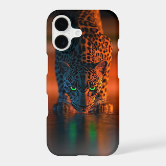 Fierce Leopard iPhone 16 Caso
