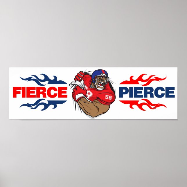 Fierce Pierce Poster (Frente)