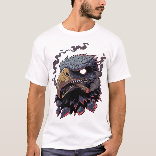 Fierce Stone Eagle Mascot T-Shirt (Frente)