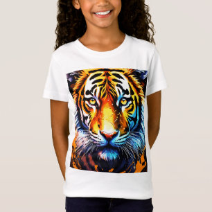 "Fiery Majestade - O T-Shirt Roar do Leão"