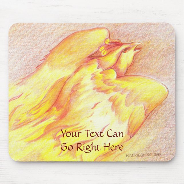Fiery Phoenix Mousepad (Frente)