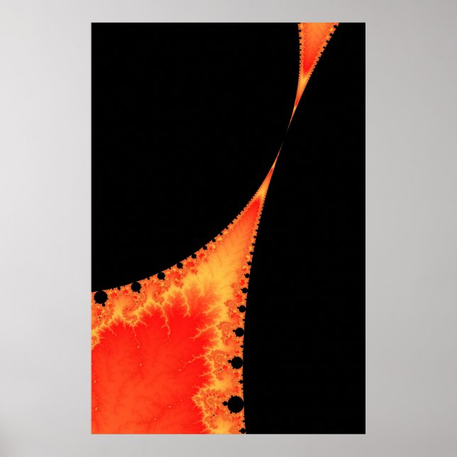 Fiery Stalagmite Poster (Frente)