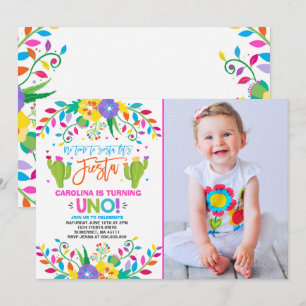 Fiesta Birthday - Convite para o Aniversário Mexic