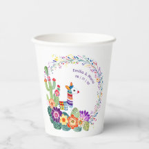 FIESTA Cacti Folkart Flores Personalizado