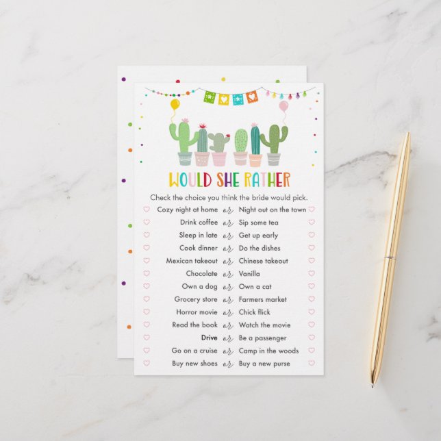 Fiesta Cactus Suculta Ela Preferencialmente Jogo (Frente/Verso In Situ)