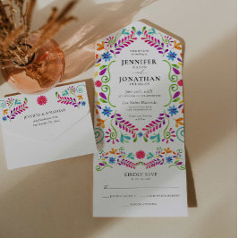 Fiesta Colorful Flower Wedding
