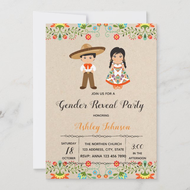 Fiesta gênero revela convite de festas (Frente)